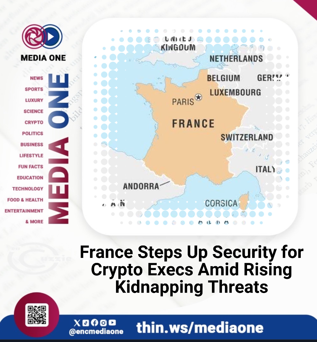 France Steps Up Security for Crypto Execs Amid Rising Kidnapping Threats -  Media One